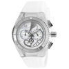 Thumbnail Image 0 of TechnoMarine Dream Cruise Silicone Strap Chronograph Watch with Silver-Tone Dial (Model: TM-115006)