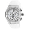 Thumbnail Image 1 of TechnoMarine Dream Cruise Silicone Strap Chronograph Watch with Silver-Tone Dial (Model: TM-115006)