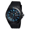Thumbnail Image 1 of Men's TechnoMarine Night Vision Cruise Silicone Strap Black IP Watch with Black Dial (Model: TM-115166)
