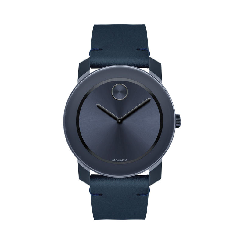 Main Image 1 of Men’s Movado Bold® Navy Strap Watch (Model: 3600370)