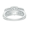 Thumbnail Image 2 of 1 CT. T. W. Diamond Past Present Future® Cushion Frame Ring in 14K White Gold