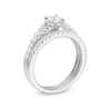 Thumbnail Image 1 of 3/4 CT. T.W. Diamond Split Shank Bridal Set in 14K White Gold