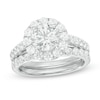 Thumbnail Image 0 of Celebration Ideal 2-1/2 CT. T.W. Diamond Frame Bridal Set in 14K White Gold (I/I1)