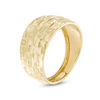 Thumbnail Image 1 of Diamond-Cut Basket Weave Dome Ring in 10K Gold