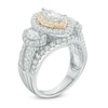 Thumbnail Image 2 of 3 CT. T.W. Marquise Diamond Past Present Future® Ring in 14K Two-Tone Gold