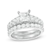 Thumbnail Image 1 of 3 CT. T.W. Princess-Cut Diamond Bridal Set in 14K White Gold