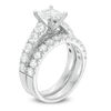 Thumbnail Image 2 of 3 CT. T.W. Princess-Cut Diamond Bridal Set in 14K White Gold