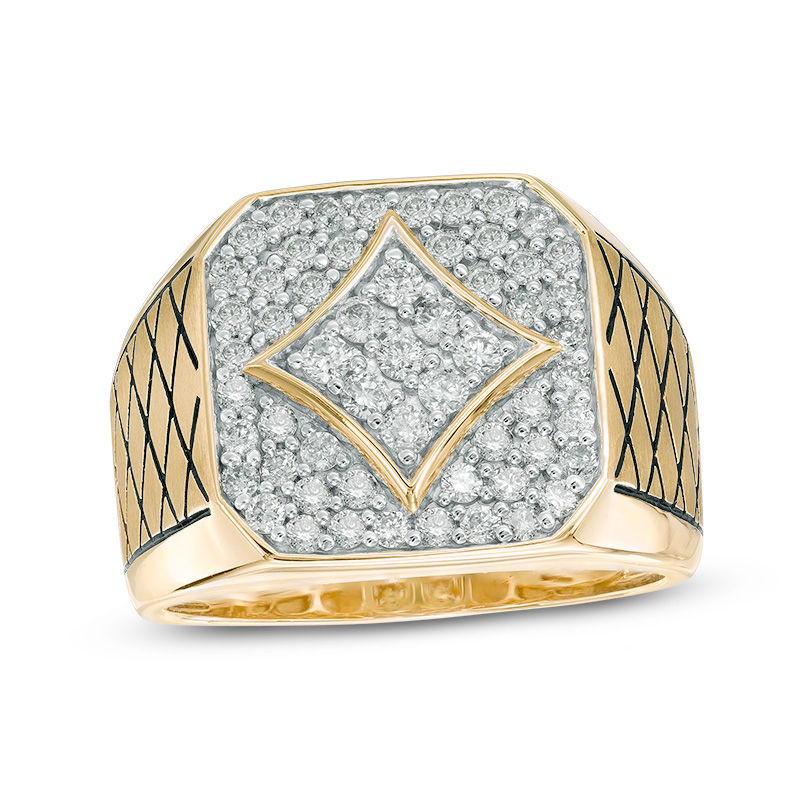 Men's 7/8 CT. T.W. Diamond Ring in 10K Gold