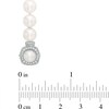 Thumbnail Image 4 of Vera Wang Love Collection Akoya Cultured Pearl and 1/6 CT. T.W. Diamond Necklace and Earrings Set in 14K White Gold