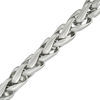 Thumbnail Image 1 of Woven Bracelet in Stainless Steel and 10K Gold - 8.5"