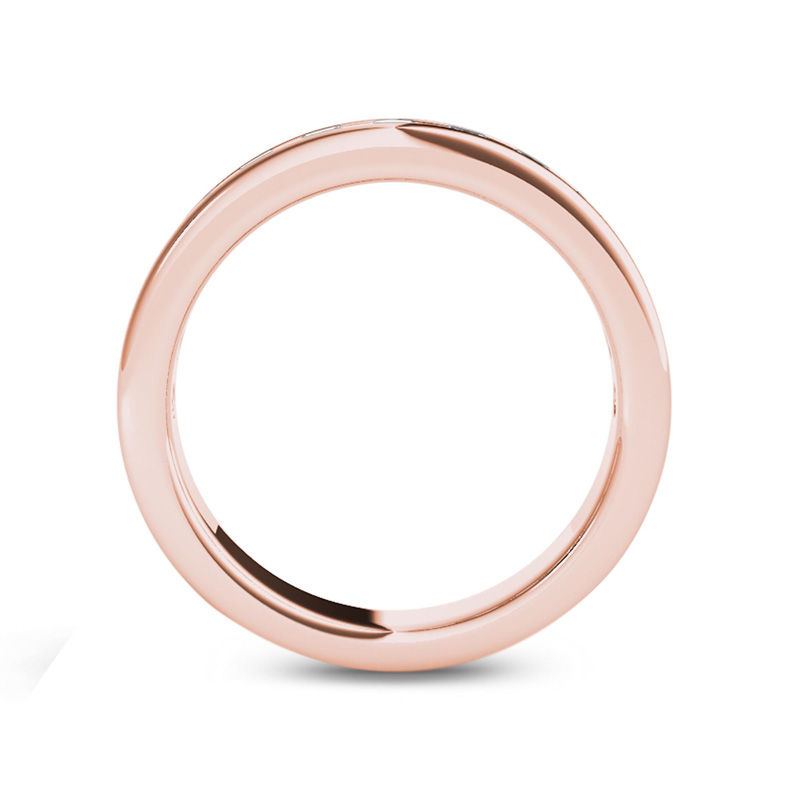 Men's 1 CT. T.W. Diamond Wedding Band in 14K Rose Gold