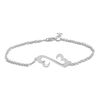 Thumbnail Image 1 of Open Hearts by Jane Seymour™ Bracelet in Sterling Silver - 7.5"