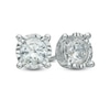 Thumbnail Image 1 of 1 CT. T.W. Diamond Solitaire Stud Earrings in 10K White Gold