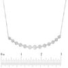 Thumbnail Image 1 of 1 CT. T.W. Multi-Diamond Flower Necklace in 10K White Gold
