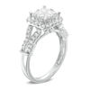 Thumbnail Image 1 of 1-1/2 CT. T.W. Quad Princess-Cut Diamond Frame Engagement Ring in 14K White Gold