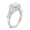 Thumbnail Image 2 of 1-1/2 CT. T.W. Quad Princess-Cut Diamond Frame Engagement Ring in 14K White Gold
