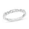 Thumbnail Image 1 of Cherished Promise Collection™ 1/5 CT. T.W. Diamond Infinity Anniversary Band in 10K White Gold