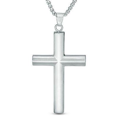 Buy For Him or Her Gold or Silver Cross Necklace Stainless Steel or 14k  Gold Plated Small Cross Pendant Couples Gift Idea Unisex Necklaces Online  in India - Etsy