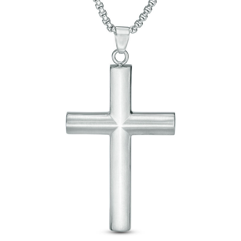 LYNX Stainless Steel Cross Pendant - Men | Stainless steel cross pendant, Cross  pendant men, Stainless steel necklace