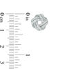 Thumbnail Image 1 of 1/5 CT. T.W. Diamond Infinity Love Knot Stud Earrings in 10K White Gold