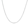 Thumbnail Image 1 of 1.2mm Diamond-Cut Bead Chain Necklace in Sterling Silver - 24"