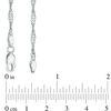 Thumbnail Image 1 of Ladies' 2.25mm Singapore Chain Necklace in Sterling Silver - 18"