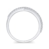 Thumbnail Image 2 of 3/8 CT. T.W. Diamond Orbit Ring in 10K White Gold