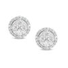 Thumbnail Image 1 of 1 CT. T.W. Composite Diamond Frame Stud Earrings in 10K White Gold