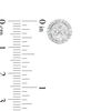 Thumbnail Image 2 of 1 CT. T.W. Composite Diamond Frame Stud Earrings in 10K White Gold