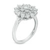 Thumbnail Image 1 of 1/2 CT. T.W. Diamond Sunburst Ring in 10K White Gold