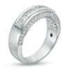 Thumbnail Image 2 of Vera Wang Men's 1 CT. T.W. Diamond Nine Stone Wedding Band in 14K White Gold