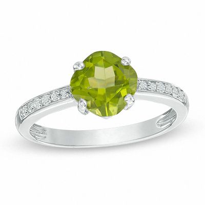 zales peridot ring