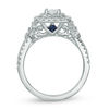 Thumbnail Image 2 of Vera Wang Love Collection 1 CT. T.W. Diamond Double Square Frame Engagement Ring in 14K White Gold