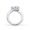 Thumbnail Image 2 of Ever Us® 2-1/2 CT. T.W. Two-Stone Diamond Bypass Ring in 14K White Gold