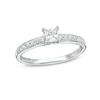 Thumbnail Image 1 of 1/2 CT. T.W. Princess-Cut Diamond Engagement Ring in 10K White Gold