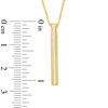 Thumbnail Image 2 of Linear Bar Pendant in 10K Gold