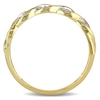 Thumbnail Image 2 of 1/4 CT. T.W. Diamond Loose Braid Anniversary Band in 10K Gold