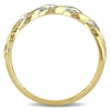 Thumbnail Image 3 of 1/4 CT. T.W. Diamond Loose Braid Anniversary Band in 10K Gold