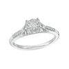 Thumbnail Image 0 of 1/4 CT. T.W. Diamond Frame Promise Ring in Sterling Silver