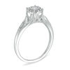 Thumbnail Image 1 of 1/4 CT. T.W. Diamond Frame Promise Ring in Sterling Silver