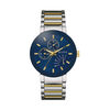 Thumbnail Image 1 of Men's Bulova Classic Two-Tone Watch with Blue Dial (Model: 98C123)