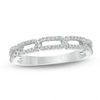 Thumbnail Image 1 of 1/5 CT. T.W. Diamond Link Anniversary Band in 10K White Gold