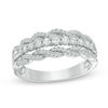 Thumbnail Image 1 of 1/2 CT. T.W. Diamond Multi-Row Anniversary Band in 10K White Gold