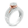 Thumbnail Image 2 of 1 CT. T.W. Composite Diamond Swirl Bridal Set in 10K Two-Tone Gold