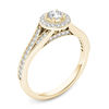 Thumbnail Image 1 of 5/8 CT. T.W. Diamond Frame Vintage-Style Engagement Ring in 14K Gold