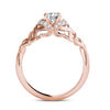 Thumbnail Image 2 of 1/2 CT. T.W. Diamond Lattice Engagement Ring in 14K Rose Gold