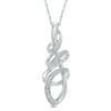 Thumbnail Image 1 of Diamond Accent Twist Pendant in Sterling Silver