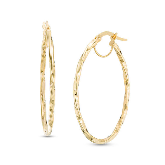 Details 61+ 14k gold oval hoop earrings best - esthdonghoadian