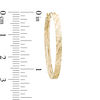 Thumbnail Image 2 of 30mm Diamond-Cut Hoop Earrings in 14K Gold