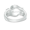 Thumbnail Image 3 of 2 CT. T.W. Diamond Past Present Future® Bypass Frame Engagement Ring in 14K White Gold